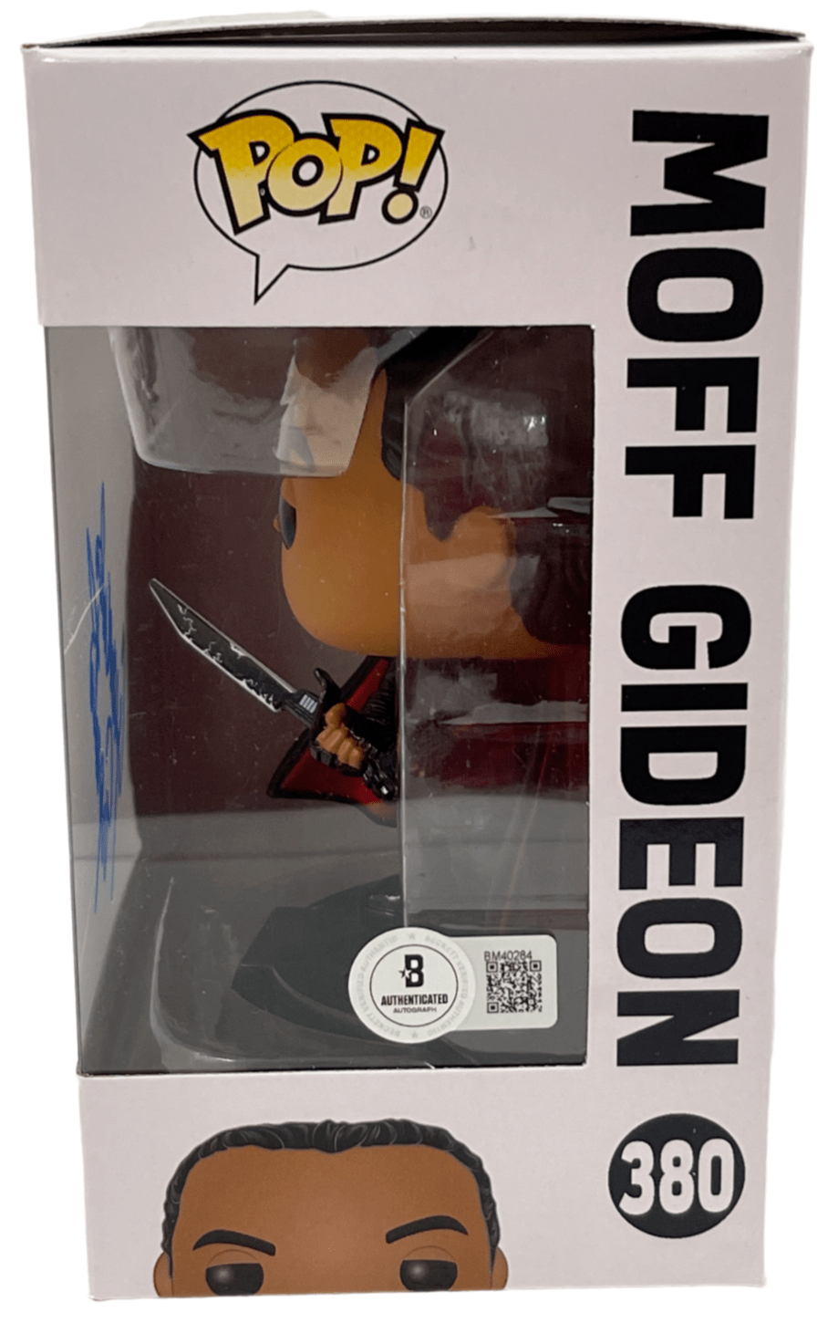 Giancarlo Esposito Signed Funko from Star Wars Beckett COA - Detail View