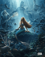Halle Bailey Signed 11x14 Photo from The Little Mermaid Beckett COA - Item #1