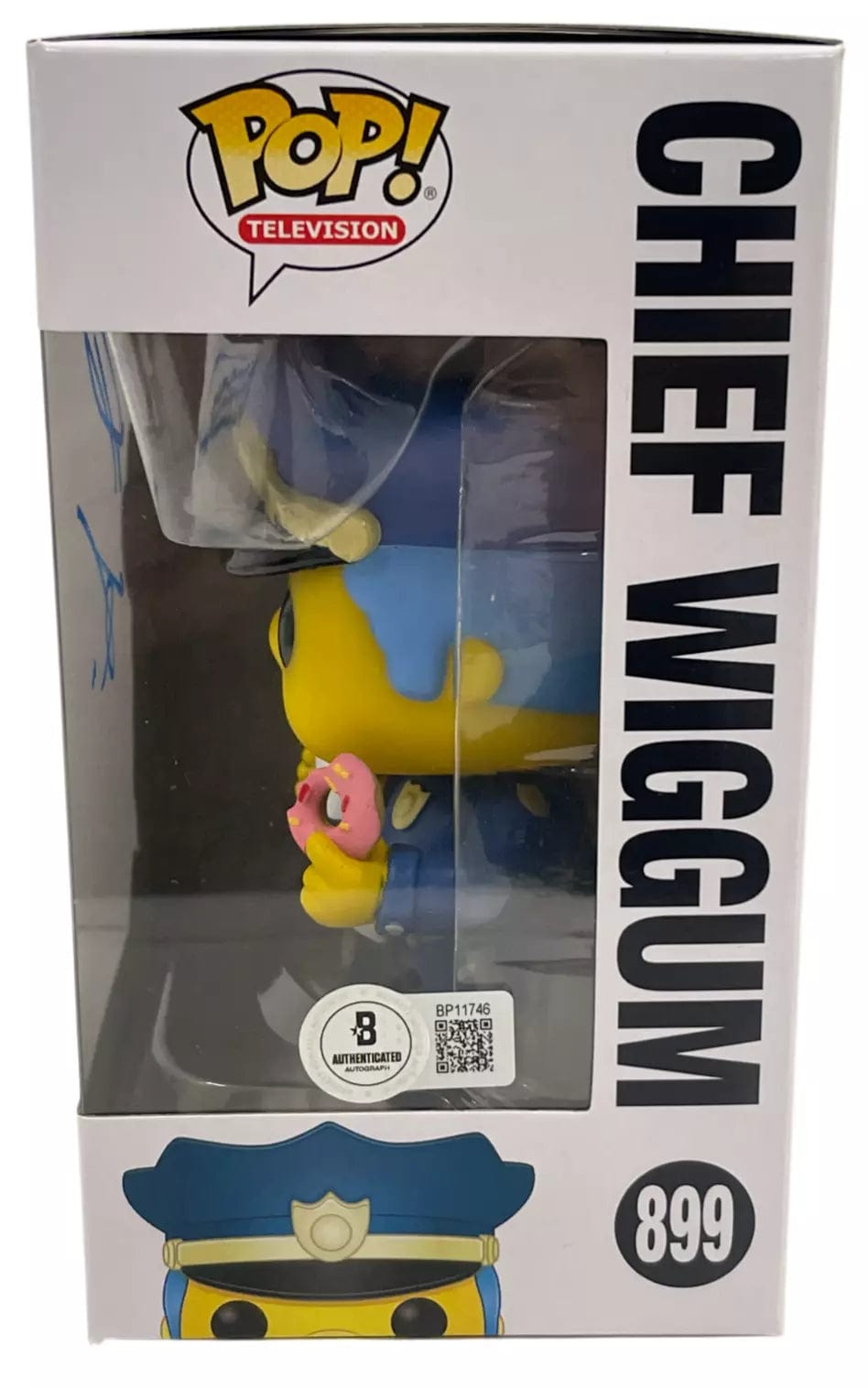 Hank Azaria Signed Chief Wiggum 899 Funko - Beckett COA