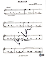 Hans Zimmer Signed Lyrics & Sheet Music from Pirates of the Caribbean Beckett COA
