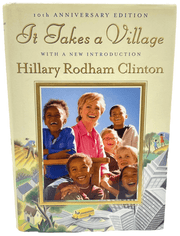 Hillary Clinton Authentic Autographed It Takes A Village Hardcover Book - Prime Time Signatures - Politics