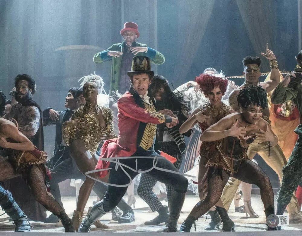 Hugh Jackman Signed 11x14 Photo from The Greatest Showman Beckett COA - Item #1