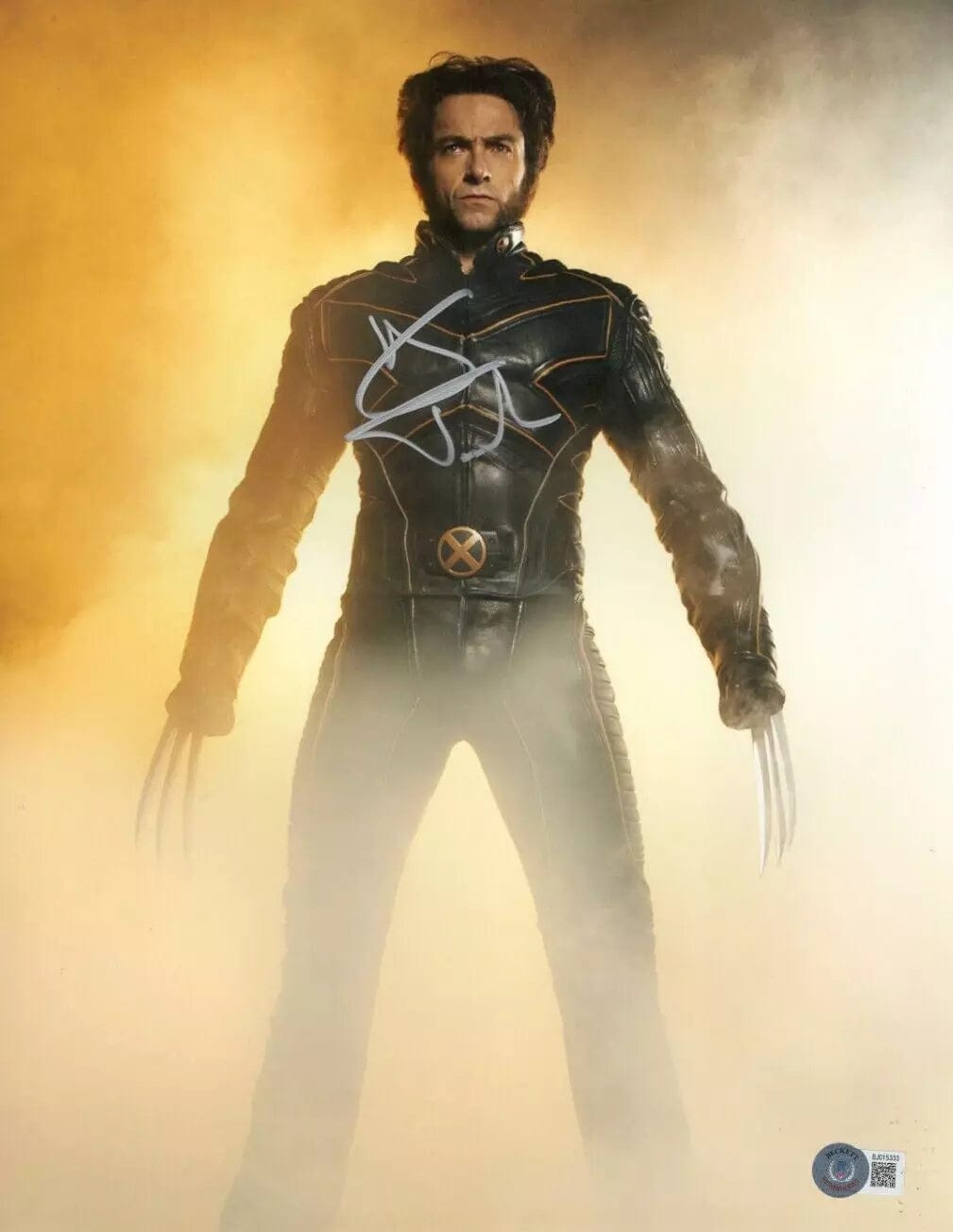 Hugh Jackman Signed 11x14 Photo from X-Men Beckett COA - Item #1