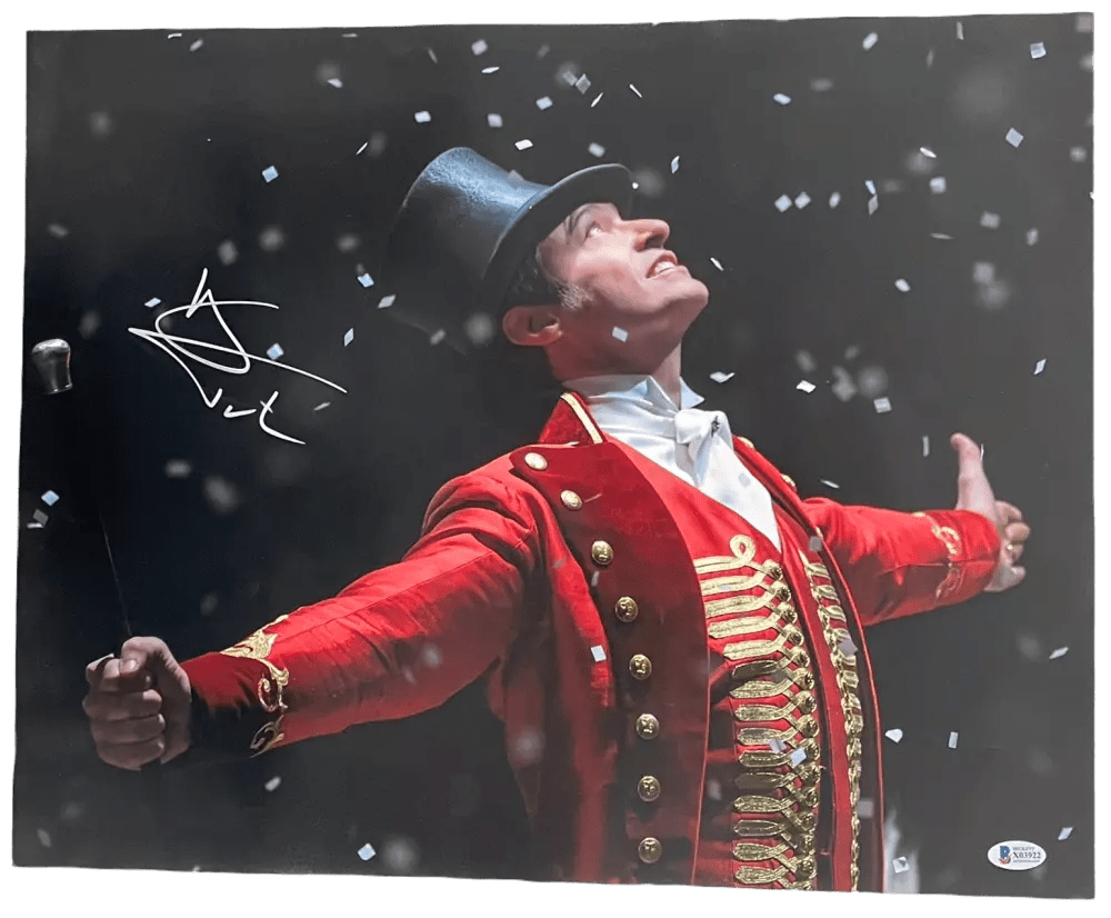 Hugh Jackman Signed 16x20 Photo from The Greatest Showman Beckett COA