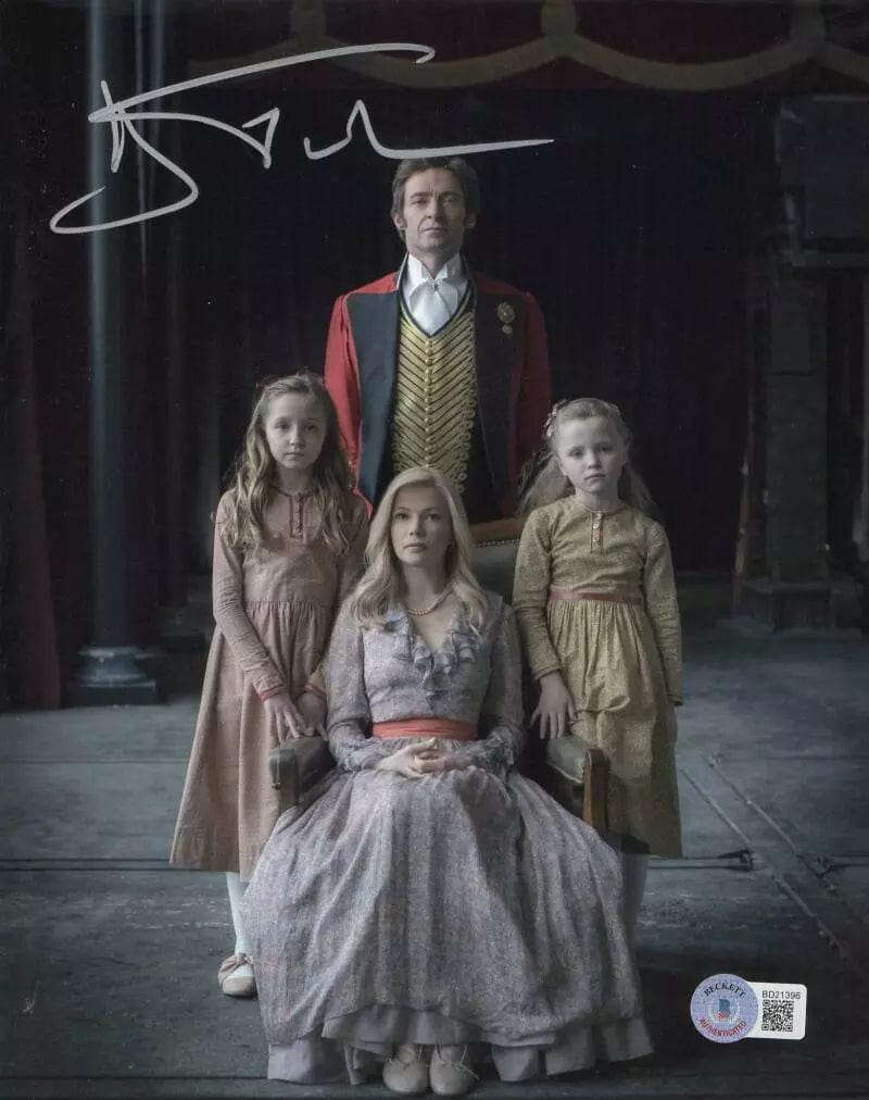 Hugh Jackman Signed 8x10 Photo from The Greatest Showman Beckett COA - Item #6