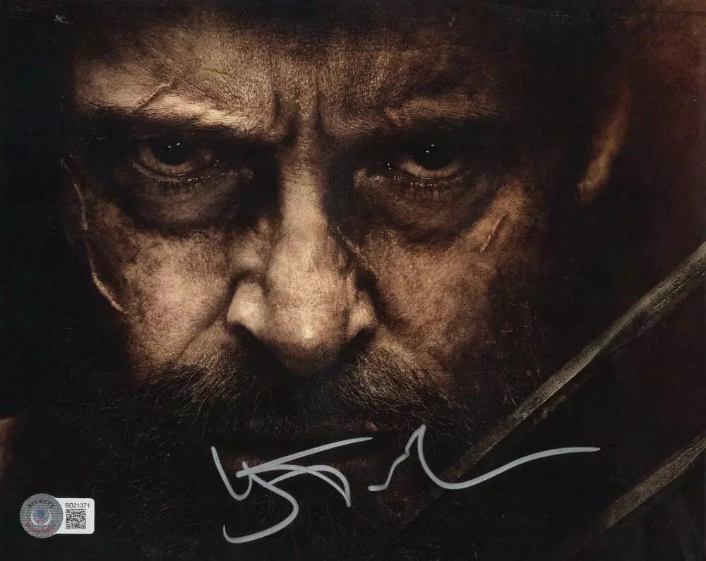 Hugh Jackman Signed 8x10 Photo from X-Men Beckett COA - Item #1