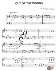 Jack Antonoff of the Woods Sheet Music Signed Out the Woods Lyrics & Sheet Music Beckett COA