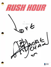 Jackie Chan Signed Script from Rush Hour Beckett COA
