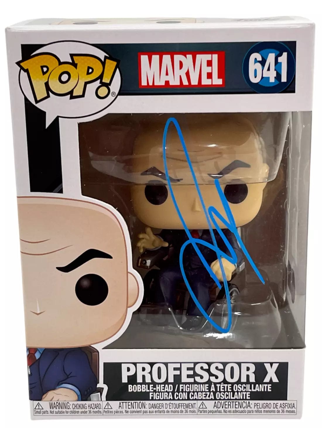 James McAvoy Authentic Autographed Professor X 641 Marvel Funko Pop Figure