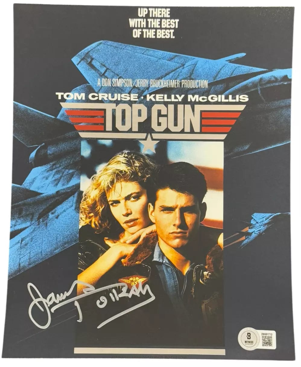James Tolkan Signed 8x10 Photo from Top Gun Beckett COA - Item #4