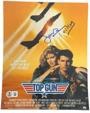 James Tolkan Signed 8x10 Photo from Top Gun Beckett COA - Item #3