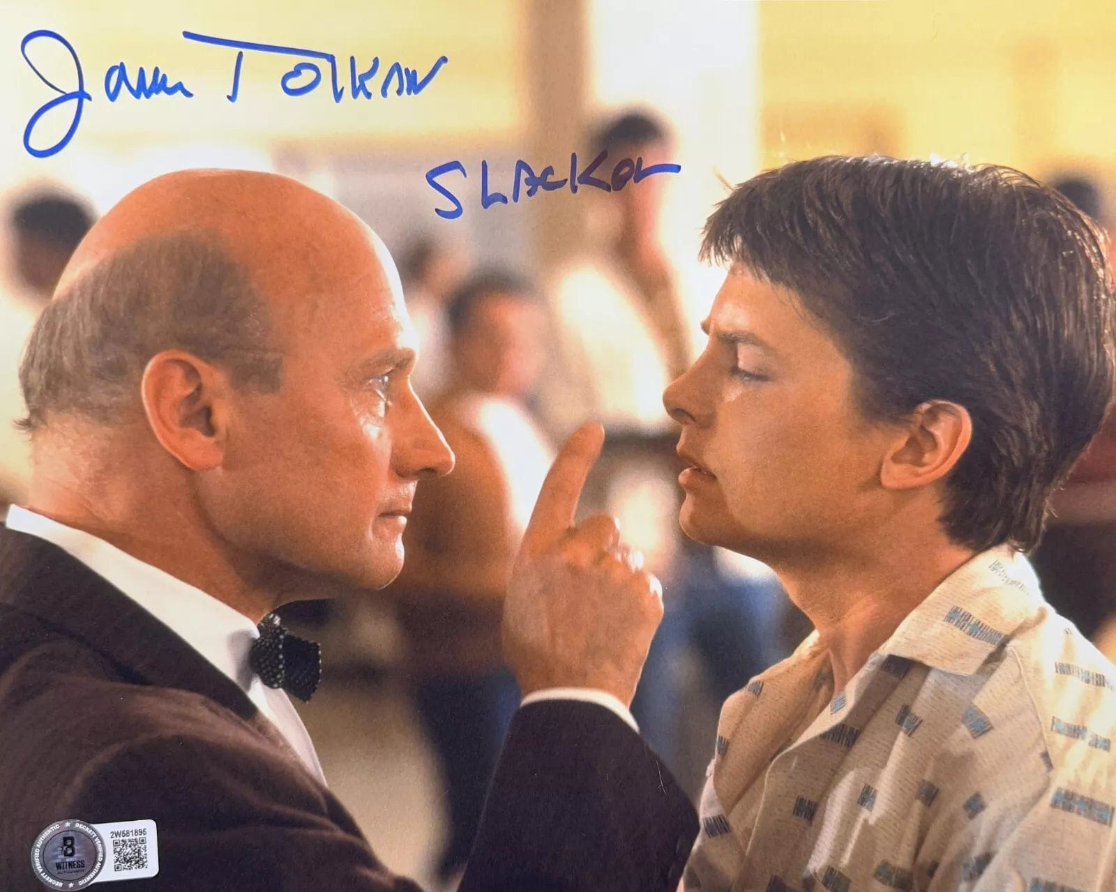 James Tolkan Signed 8x10 Photo from Back to the Future Beckett COA - Item #1