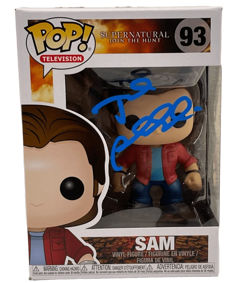 Jared Padalecki Authentic Autographed 'Sam Supernatural 93' Funko Pop Figure