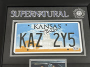Jared Padalecki Signed License Plate from Supernatural Beckett COA - Item #1 - Detail View