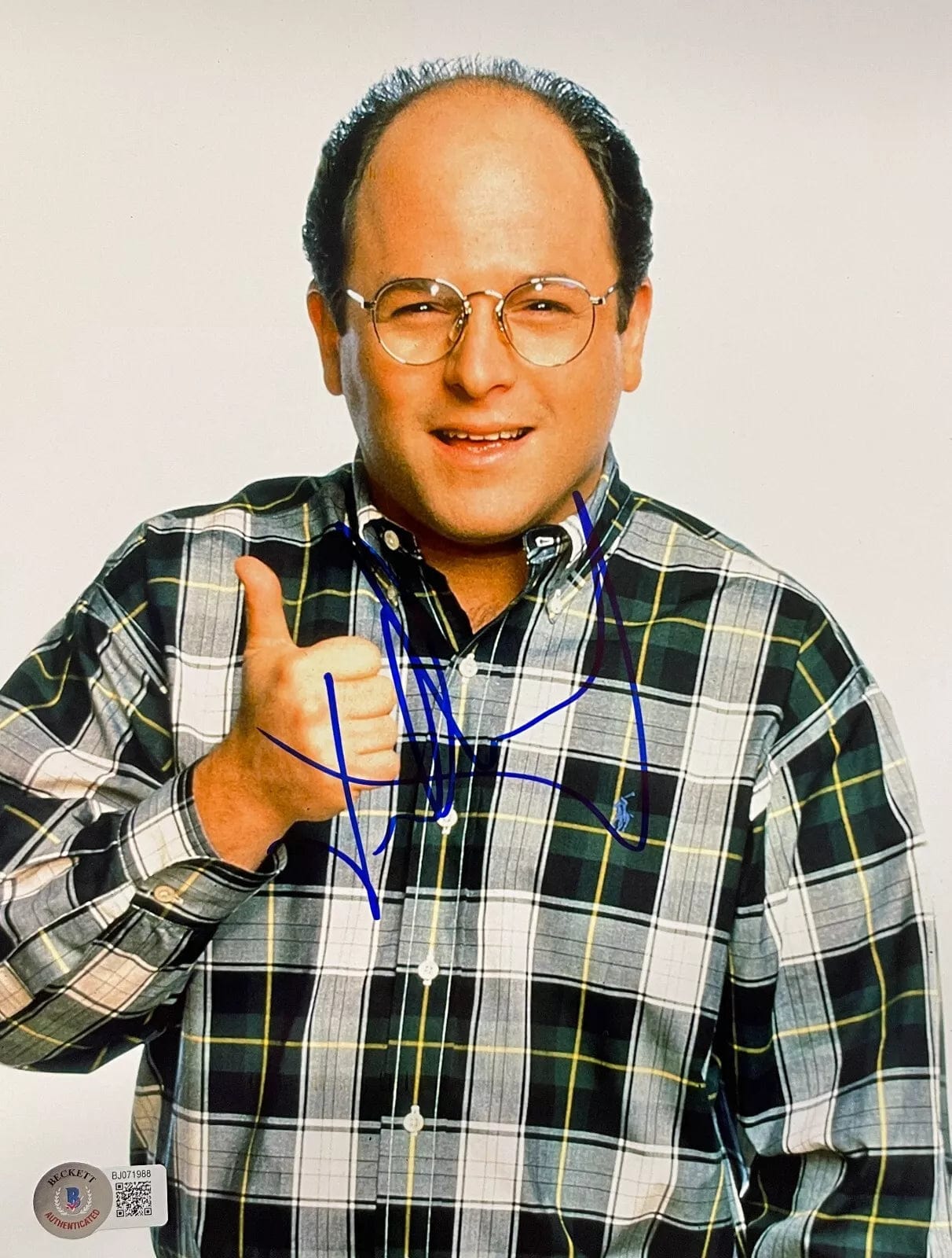Jason Alexander Signed 8x10 Photo from Seinfeld Beckett COA - Item #4