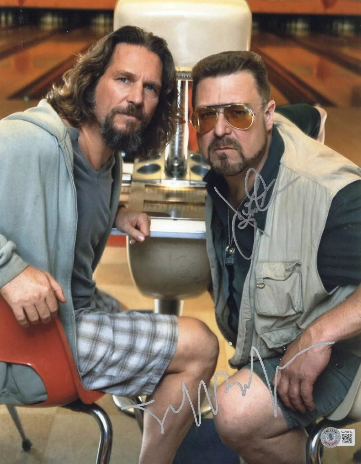 Jeff Bridges Signed 11x14 Photo from The Big Lebowski Beckett COA - Item #9