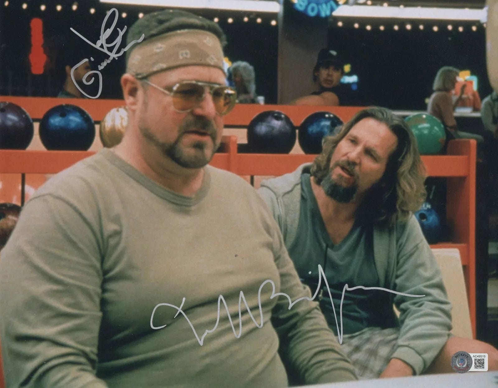 Jeff Bridges Signed 11x14 Photo from The Big Lebowski Beckett COA - Item #5