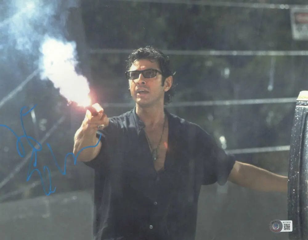 Jeff Goldblum Signed 11x14 Photo from Jurassic Park Beckett COA - Item #3