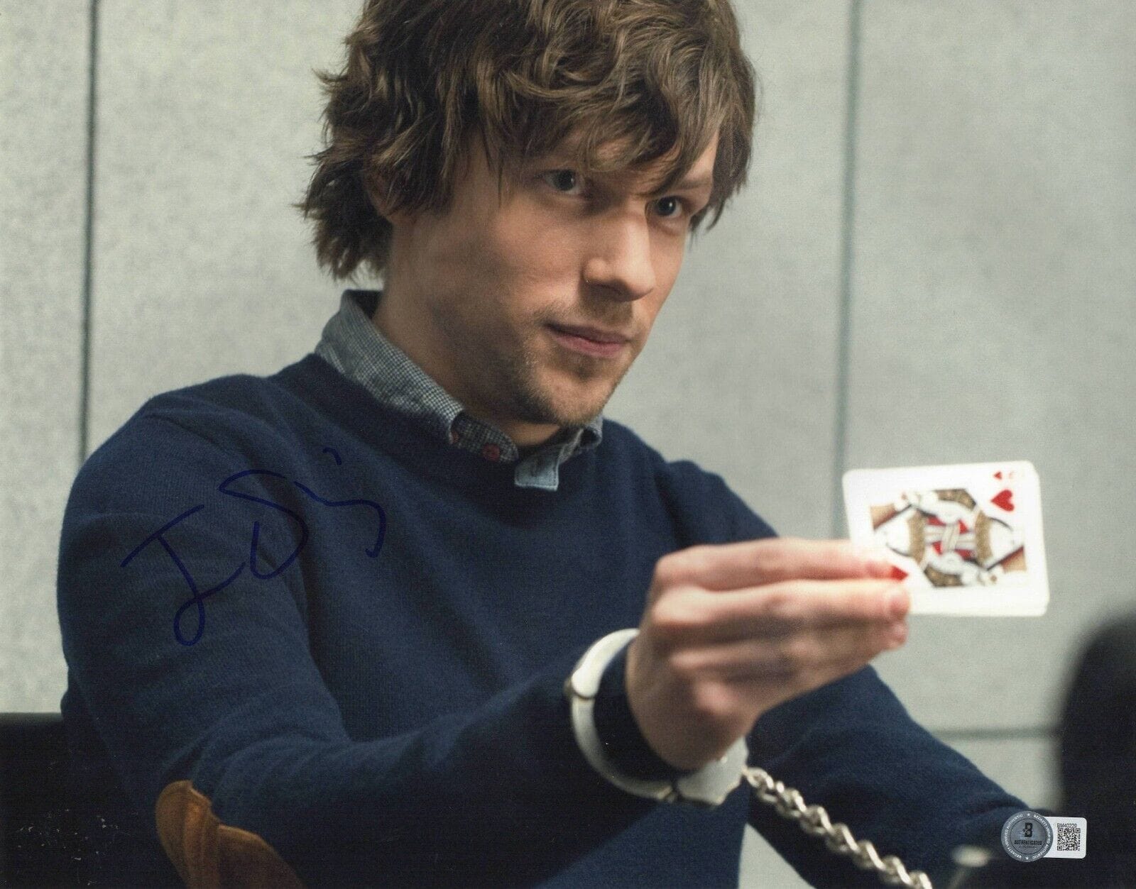 Jesse Eisenberg Signed 11x14 Photo from Now You See Me Beckett COA - Item #2