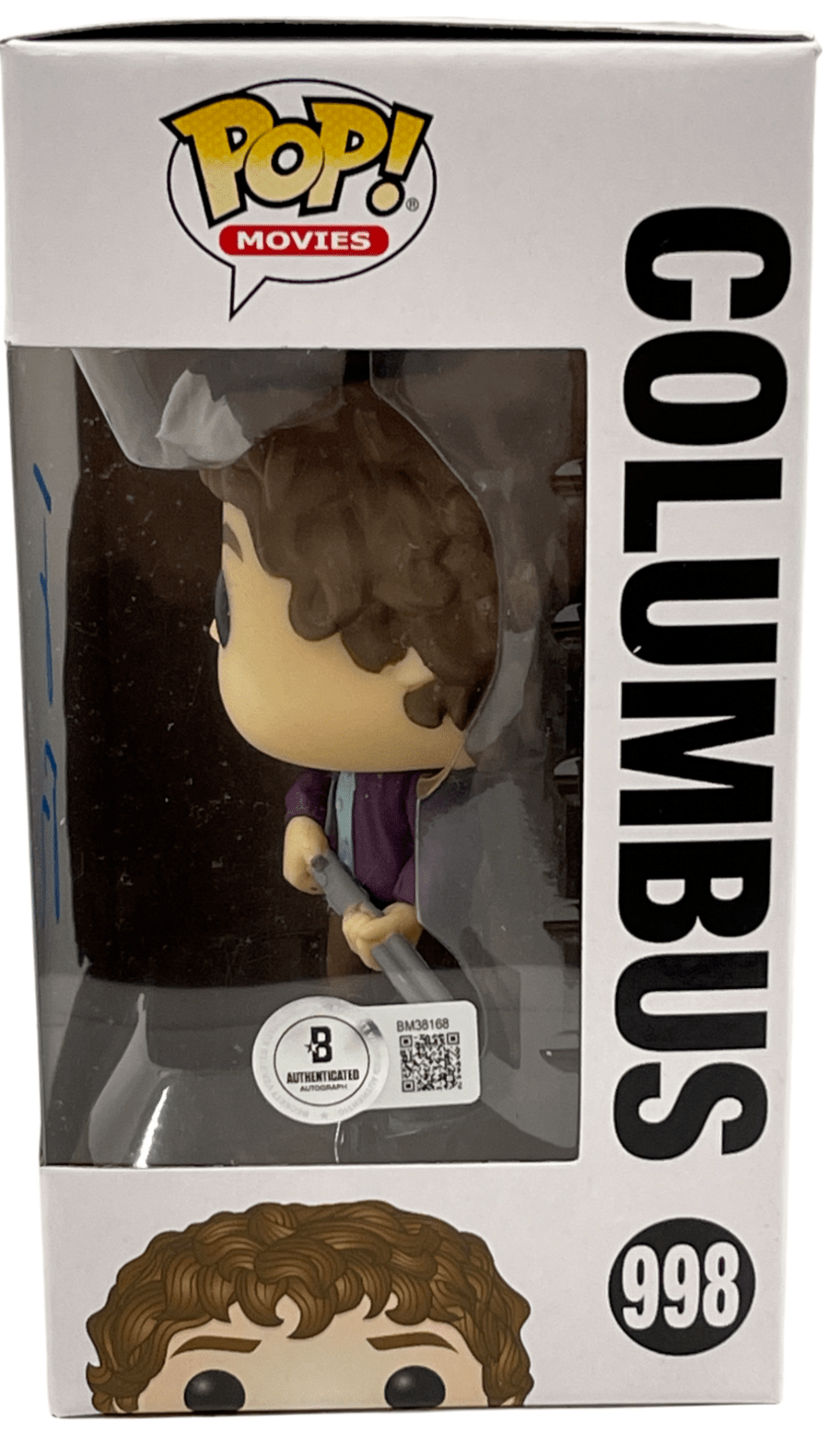 Jesse Eisenberg Signed Funko from Zombieland Beckett COA - Detail View