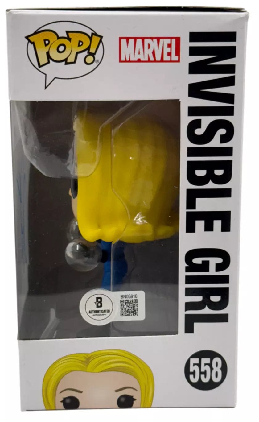 Jessica Alba Signed Funko from Fantastic Four Beckett COA - Detail View