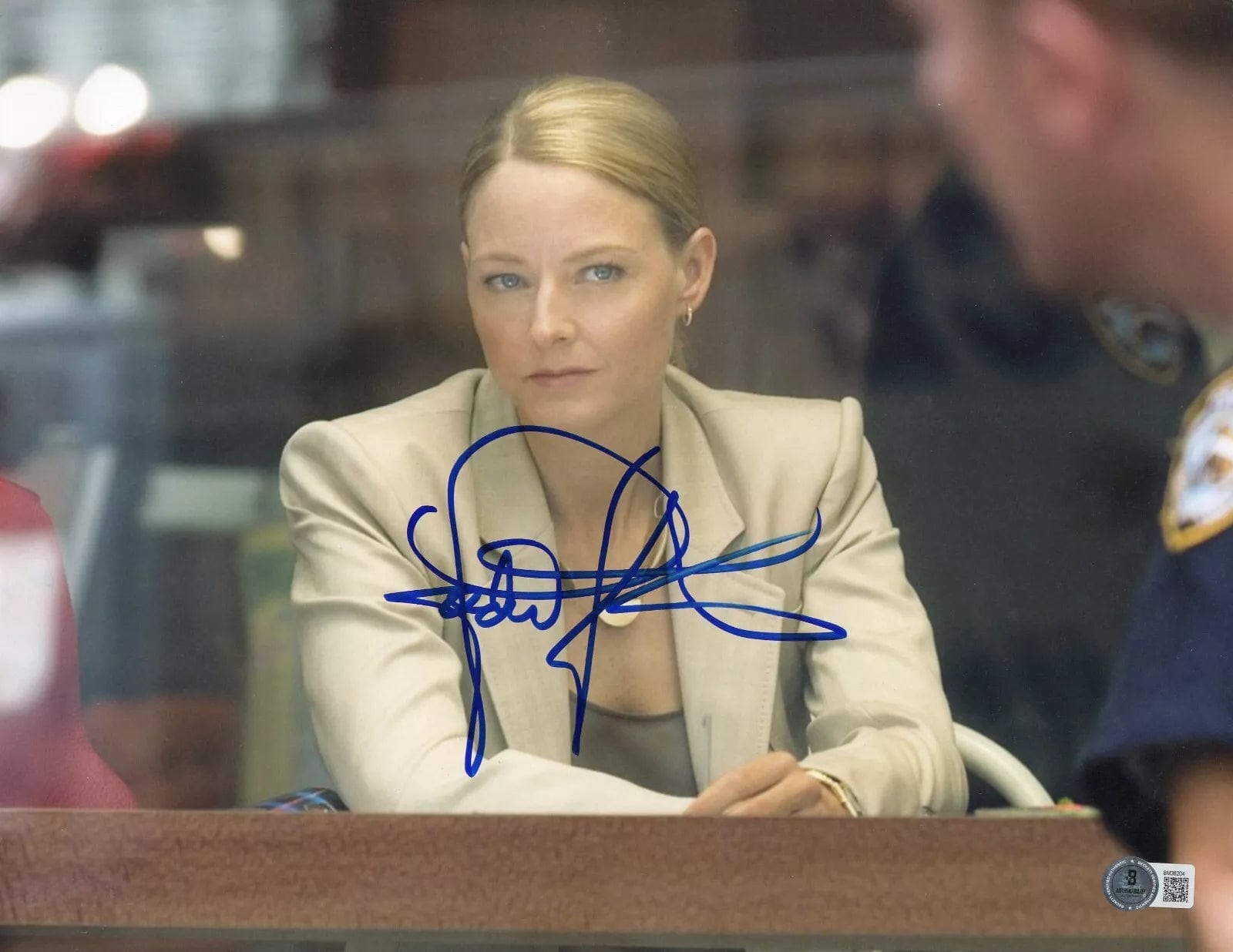 Jodie Foster Signed 11x14 Photo from Inside Man Beckett COA