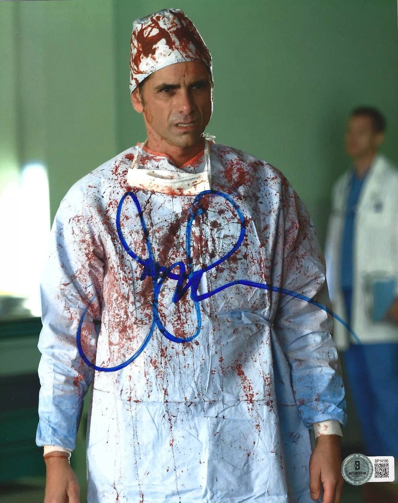 John Stamos Signed 8x10 Photo from Scream Queens Beckett COA