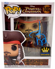 Johnny Depp Authentic Autographed Jack Sparrow 1482 Pirates of the Caribbean Funko Pop Figure