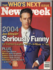 Jon Stewart Signed Magazine from The Daily Show Certified Authentic