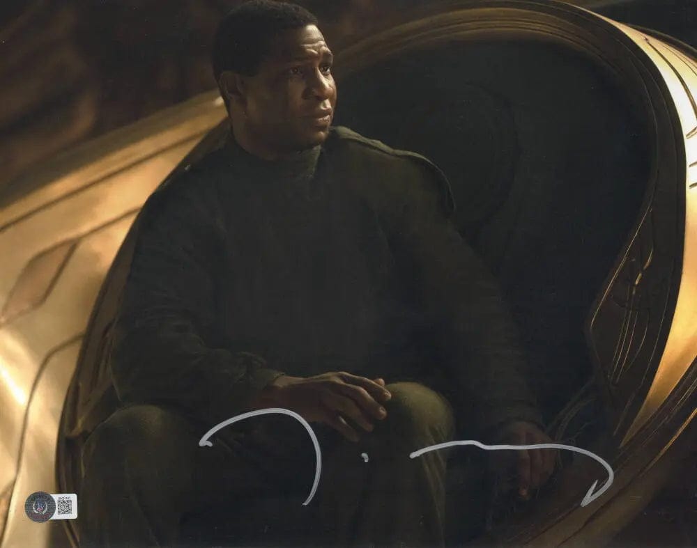 Jonathan Majors Signed 11x14 Photo from Ant-Man Beckett COA - Item #4