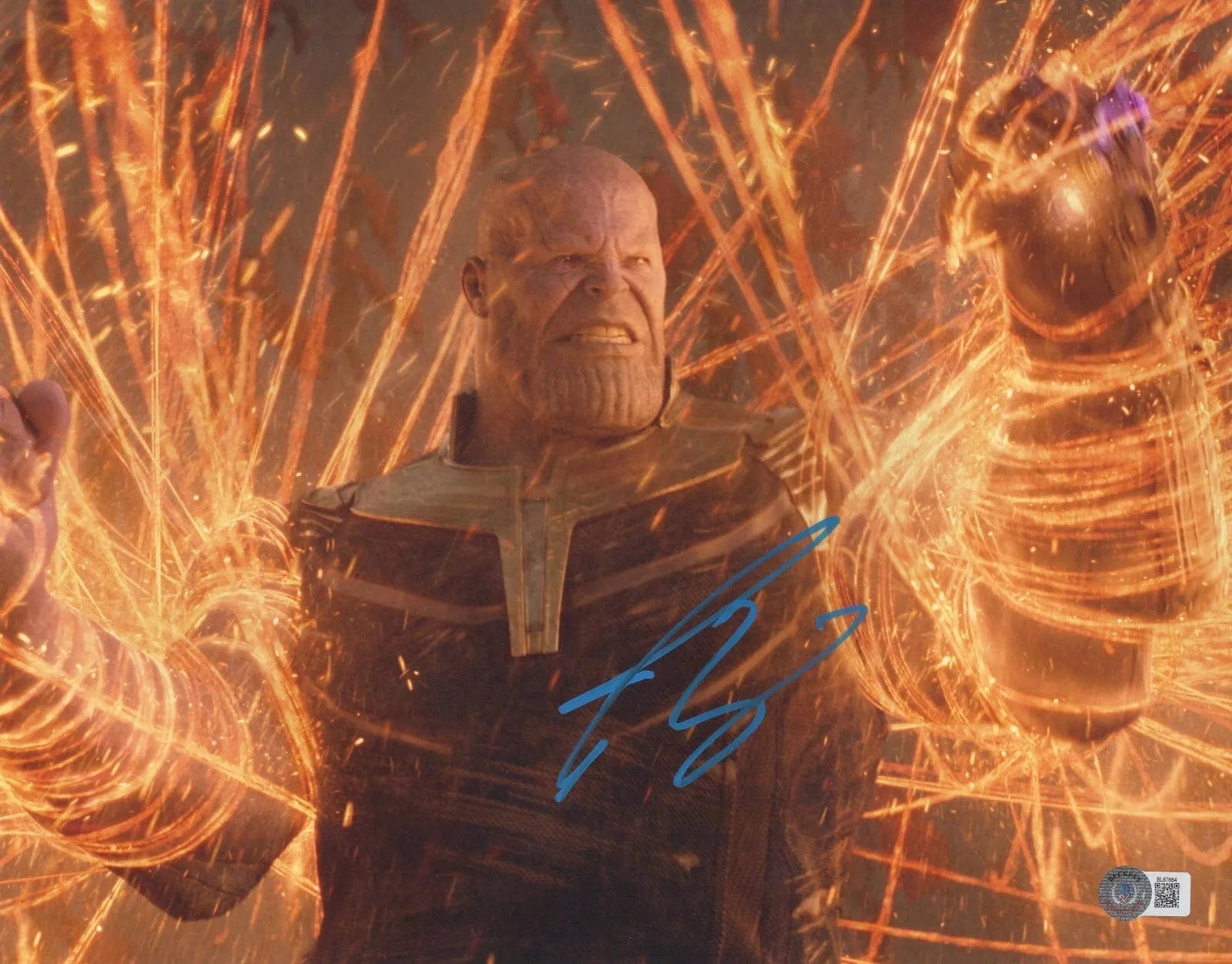 Josh Brolin Signed 11x14 Photo from The Avengers Beckett COA - Item #1