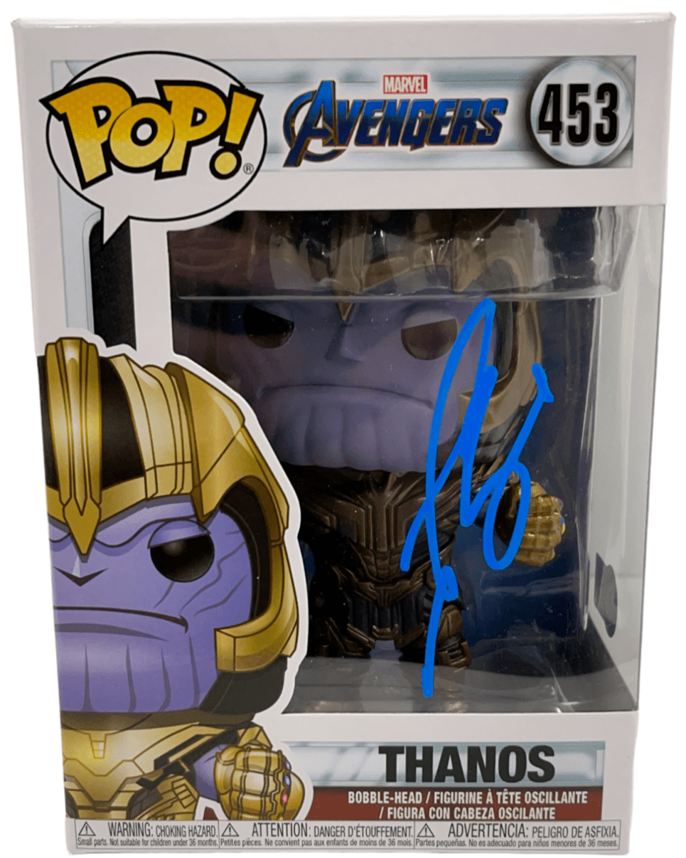 Josh Brolin Authentic Autographed Thanos Avengers 453 Funko Pop Figure