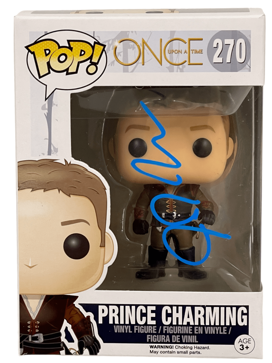 Josh Dallas Authentic Autographed Prince Charming Once Upon A Time 270 Funko Pop Figure