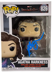 Kathryn Hahn Authentic Autographed Agatha Harkness 826 Wanda Vision Funko Pop Figure