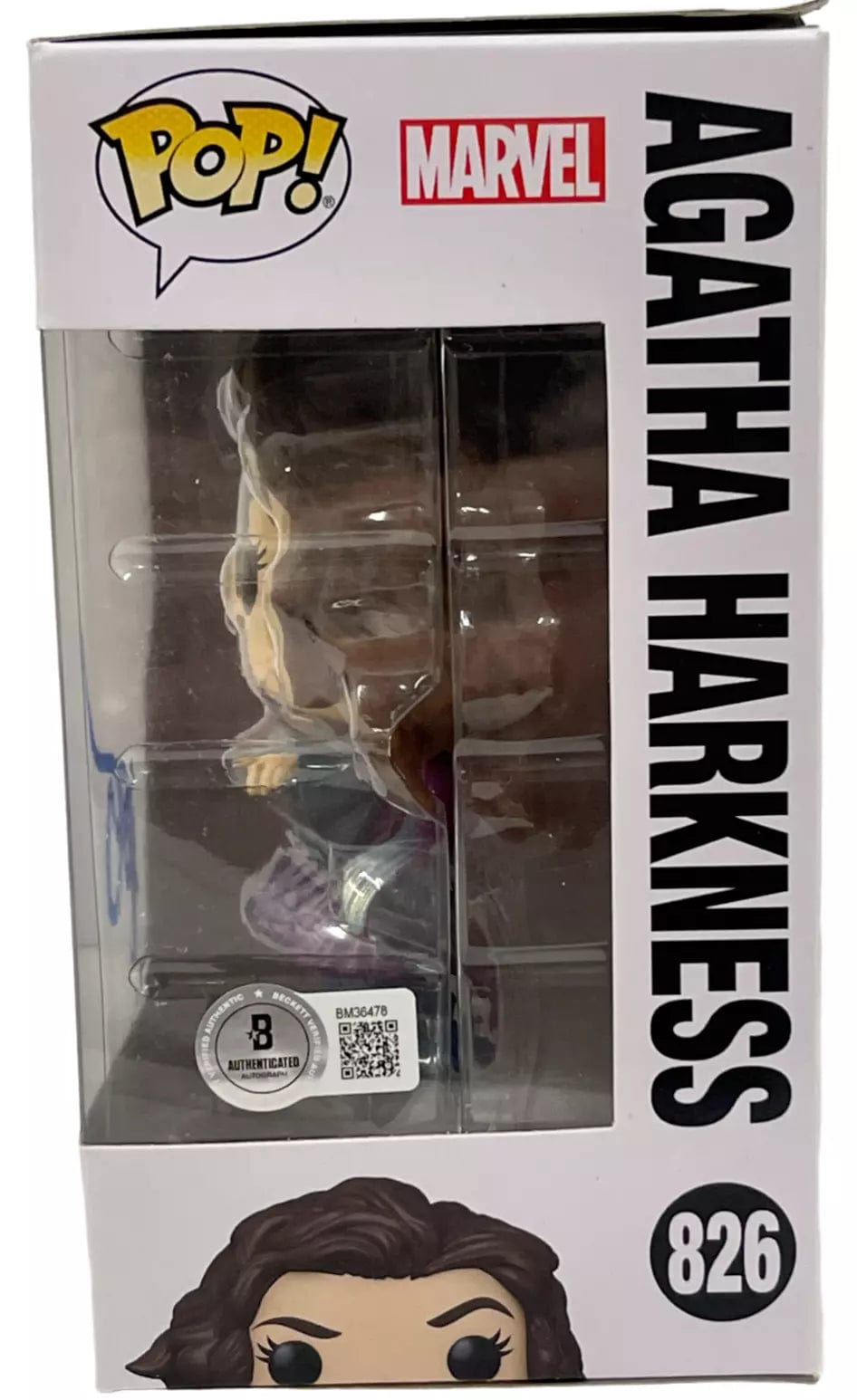 Kathryn Hahn Signed Funko from Wanda Vision Beckett COA - Detail View
