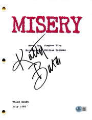 Kathy Bates Signed Script from Misery Beckett COA