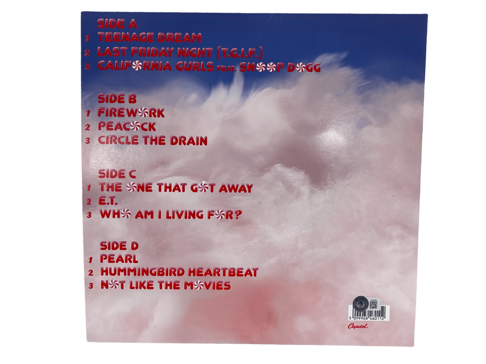 Katy Perry Signed Vinyl Record Beckett COA - Item #1 - Detail View