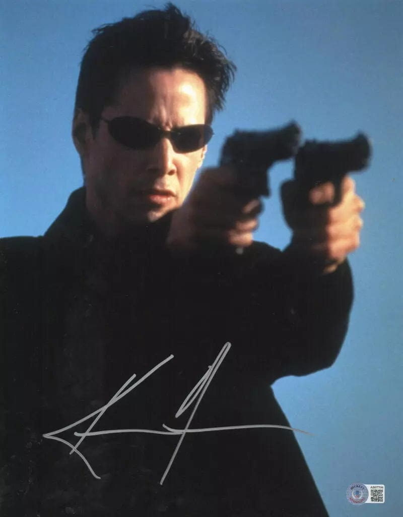 Keanu Reeves Signed 11x14 Photo from John Wick Beckett COA - Item #2