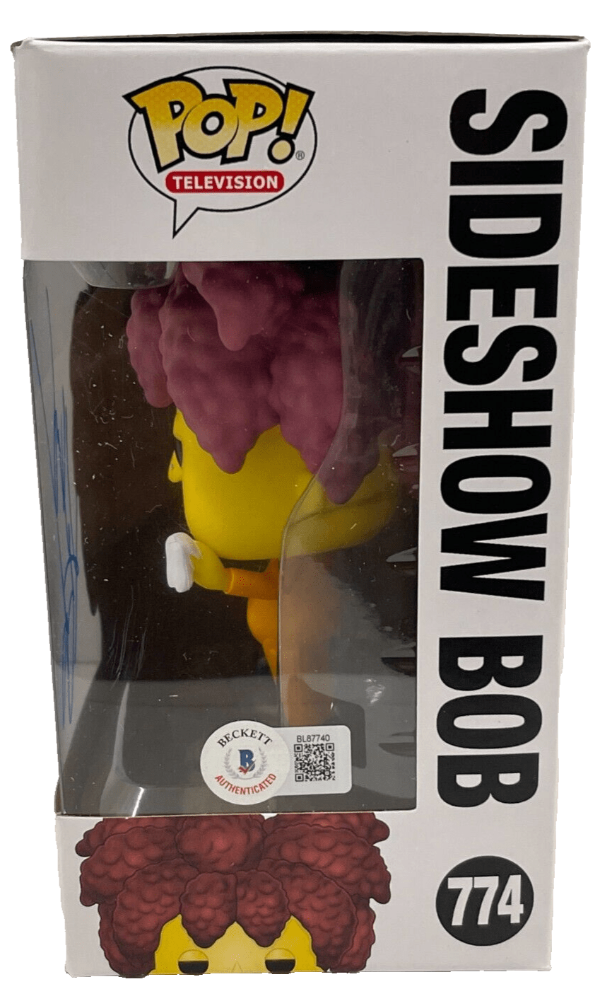 Kelsey Grammer Signed Funko from The Simpsons Beckett COA - Detail View