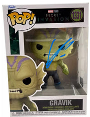 Kingsley Ben-Adir Authentic Autographed Gravik Secret Invasion 1331 Funko Pop Figure