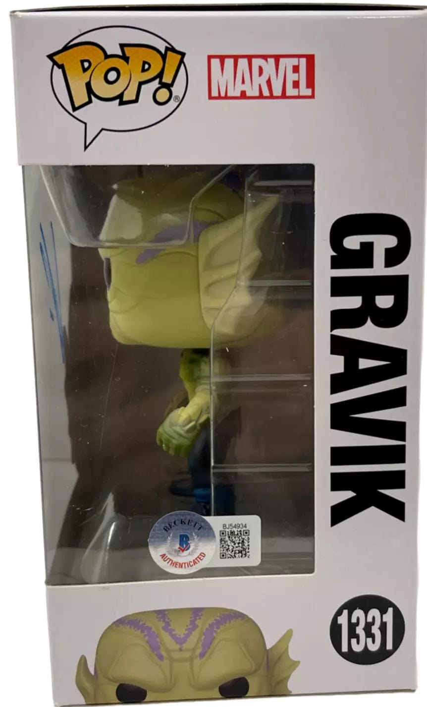 Kingsley Ben-Adir Signed Funko from Secret Invasion Beckett COA - Detail View