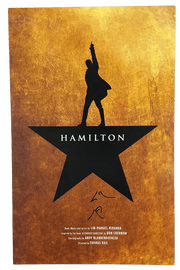 Lin Manuel Miranda Authentic Autographed Hamilton Window Card