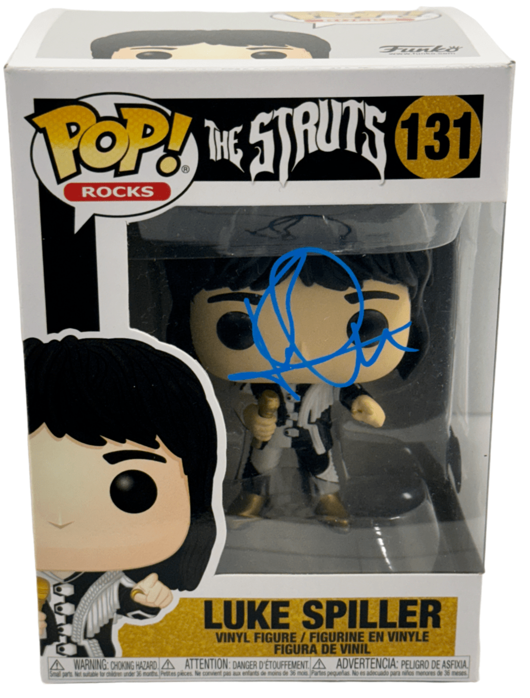 Luke Spiller Authentic Autographed Luke Spiller The Struts 131 Funko Pop Figure
