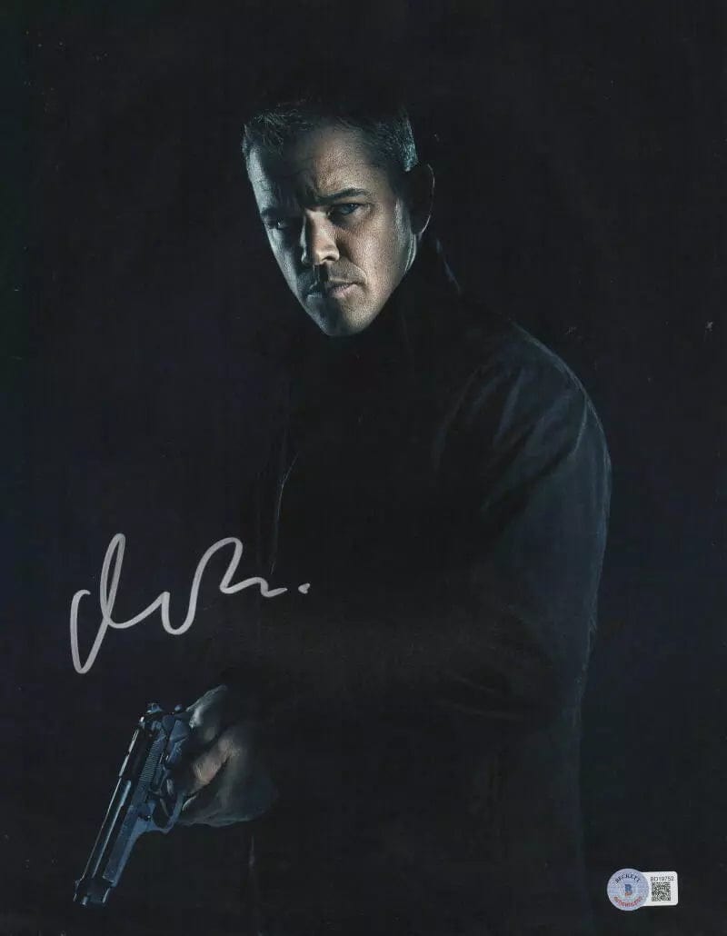 Matt Damon Signed 11x14 Photo from Jason Bourne Beckett COA - Item #2