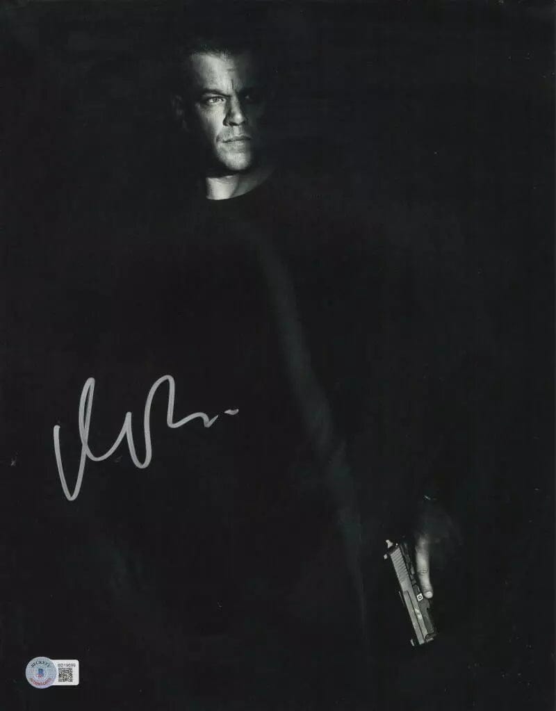 Matt Damon Signed 11x14 Photo from Jason Bourne Beckett COA - Item #1