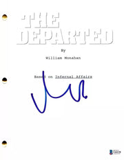 Matt Damon Signed Script from The Departed Beckett COA