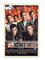 Matt Damon & George Clooney Authentic Autographed 12x18 Photo Poster