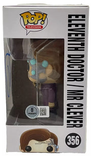 Matt Smith Signed Funko from Doctor Who Beckett COA - Detail View