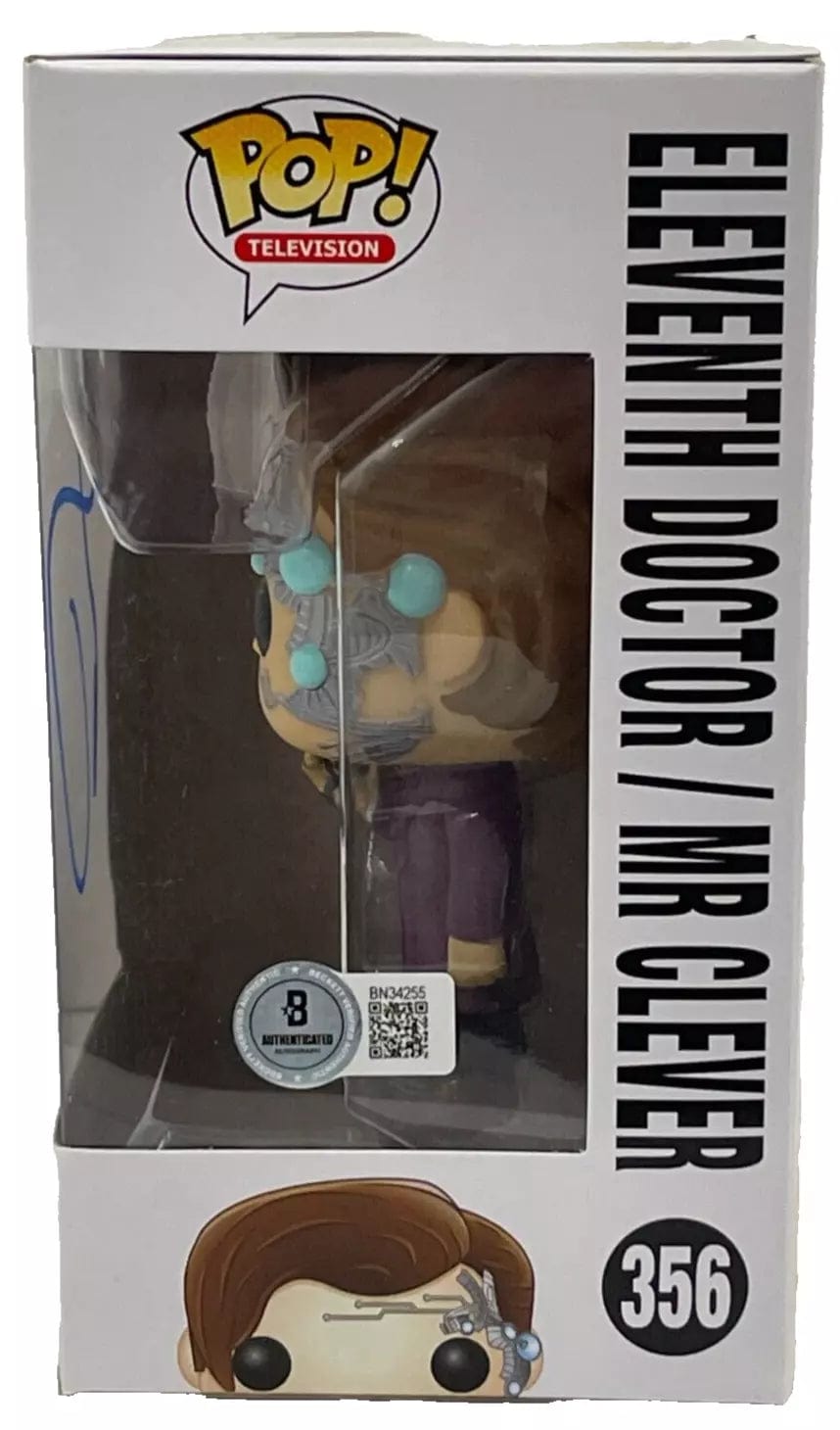Matt Smith Signed Funko from Doctor Who Beckett COA - Detail View