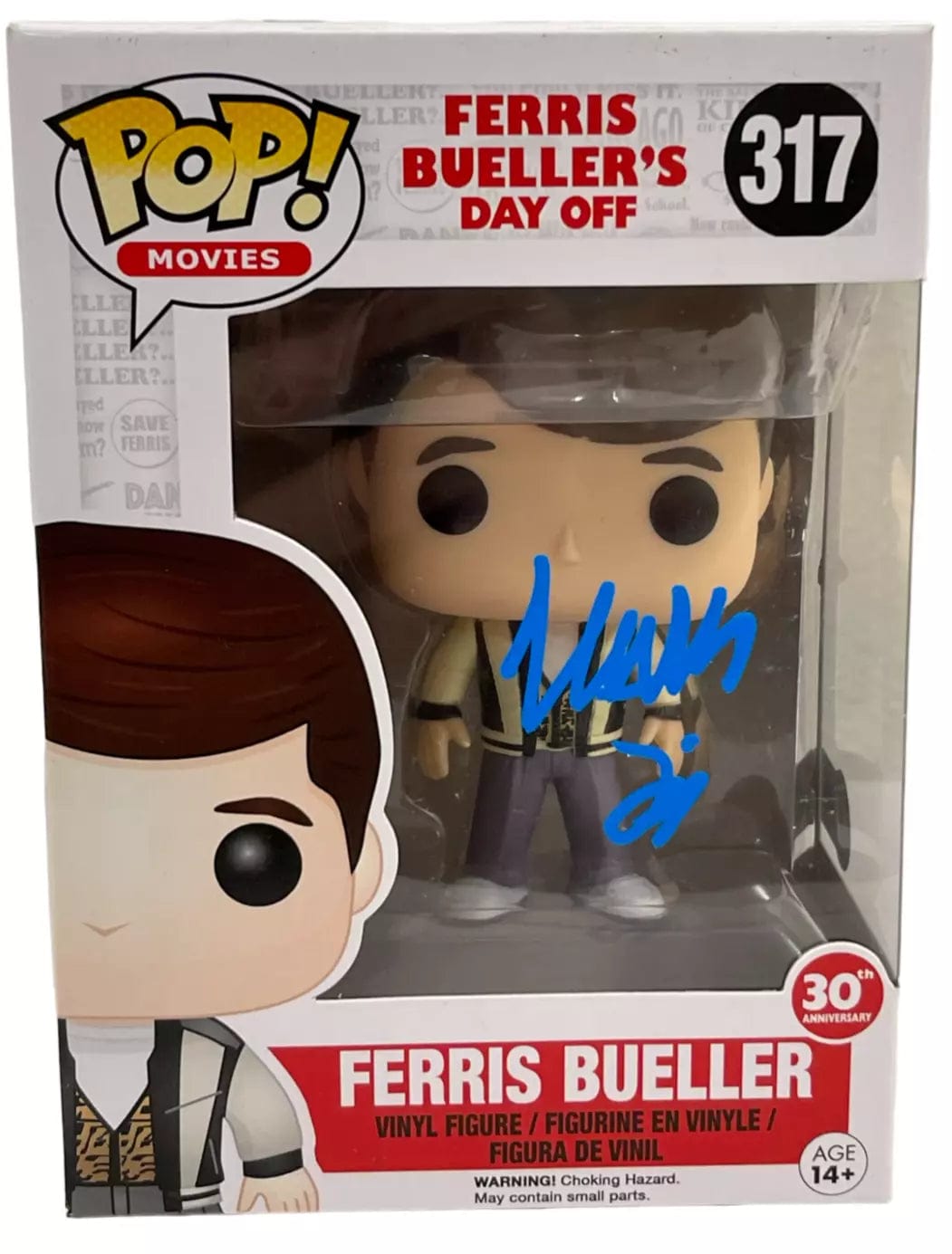 Matthew Broderick Signed Funko from Ferris Bueller Off Beckett COA - Item #2